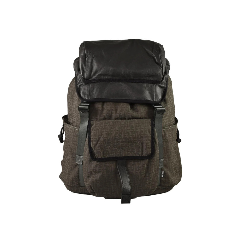 DIESEL Brown Textured Polyamide Backpack